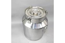 China Metal Condensed SS Storage Containers 15L Milk Pail With Lid supplier