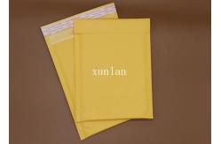 China Yellow Kraft Shipping Bubble Mailers , Matt Bubble Wrap Packaging Envelopes supplier