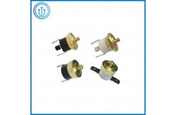 China M4 Brass Screw 10A Bimetal Temperature Switch  85C OFF Bimetal Disc Thermostat supplier