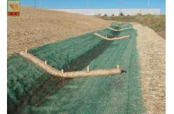 China Reinforcing Environment / Erosion Control Plastic Mesh For Erosion Blanket Rolls supplier