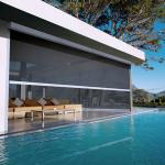Motorized Vertical Blinds / Aluminium Zip Track Blinds Awnings For Sale for sale