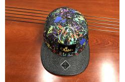 China Polyester Sublimation Flat Brim Snapback Hats Custom Tie Dye Trucker Cap supplier
