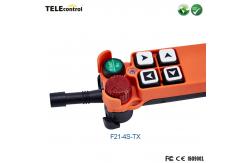 China telecontrol 4 pushbuttons crane remote controller F21-4S transmitter supplier