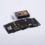Personalized CMYK Playing Cards Waterproof Plastic for sale