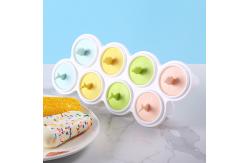 China Recycled Popsicle Plastic Ice Cream Mould Children Reusable Popsicle Sticks supplier