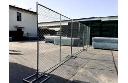 China 6x10ft Removable Silvery White Chain Link Temporary Fence supplier