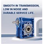 5:1-100:1 RV63 Worm Gear Speed Reducer 24mm Square Flange NMRV063 90 Degree for sale