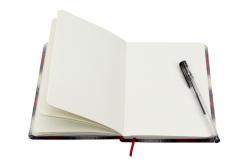 China Hardback  Custom Diary Book Cotton Fabric Grey Paper Stylish Decoration supplier