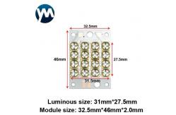 China UV LED Module 160W Seamless Stitching Dimmable High Power UV LED Module supplier