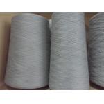 Anti Flame Grey Conductive Yarn , SGS Steel Fiber Spun for sale