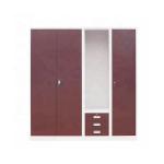 Easy Install Lightweight RAL Color Metal Wardrobe Closets for sale