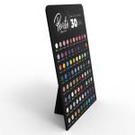 PVC Nail Polish Display Stand Foam Board Cosmetic Nail Polish Display Rack Countertop for sale