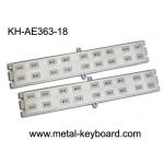 Customized 18 Keys Stainless steel Keyboard for Door Access System for sale