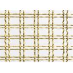 Cabinets Decorative Brass 2.5mm Crimped Wire Mesh for sale