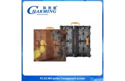 China High Brightness Transparent LED Screen Display IP65 Waterproof LED Transparent Video Wall supplier