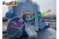China Frozen Carriage Inflatable Bouncer Slide Air Bouncy Castle With Plato Material supplier