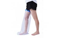 China L66cm Long Leg Cast Cover , PVC Plastic Cast Cover For Shower supplier