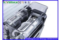 China R404A 3 Tank Home Slush Making Machine Magnetic Transmission With LED Light Box supplier