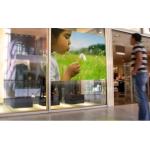 Transmittance Advertising Rear Projection Film 100um For Daylight Display for sale