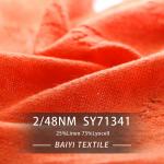 Multipurpose Twisted Cotton Yarn Recycled 2/48NM Antibacterial for sale