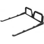 Custom Design Glasses Notepad Holder Foldable Silver Aluminum Metal Laptop Stand