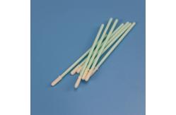 China TX74 Dustless Green PP Stick Precision Cleaning Foam Tip Swabs For Cleanroom supplier