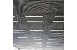 China Standard Diamond Hole Aluminium Expanded Mesh For Ceiling System supplier