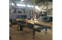 China 22HP-27HP Wood Portable Sawmill With Hydraulic Log Loading Arm supplier