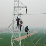 132KV OHTL Site Galvanized Angle Steel Electric Power Tower for sale