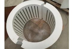 China 100mm Dia Sic Heating Elements Ceramic Fiber Insulation Panel For Boilers supplier
