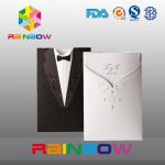 Luxurious Customized Paper Bags For Wedding Invitation Card With Vivid Print for sale