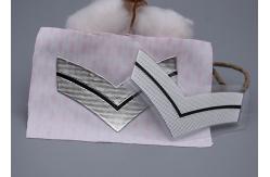 China TPU Two Colour Debossed Logo Heat Transfer Labels For Garments supplier