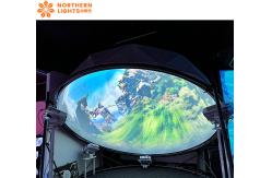 China 3D Dome Projection Simulator Cinema Immersive Projection For Museum supplier