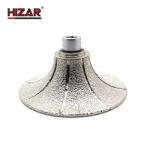 Vacuum Brazed Profile Wheel For Granite Marble Stone Shaping And Profiling for sale