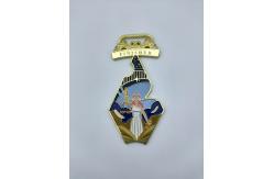 China Custom Olympic Style Medals Ribbon Attachment Marathon Finisher Medal Diecast supplier
