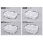 Stackable BPA Free Food Container Disposable Plastic Microwavable With Lid