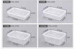 China Stackable BPA Free Food Container Disposable Plastic Microwavable With Lid supplier