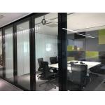 Glass Room Dividers Operable Folding Partition Walls Less Then 3 M Height for sale