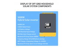 China 5KW Off Grid Home Hybrid Solar Energy Systems 5000w Solar Panel Kit supplier