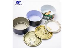 China Metal Cans For Tobacoo Packaging With Easy Open Lid supplier