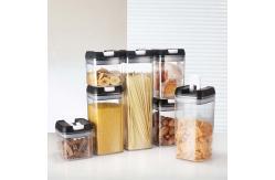 China Kitchen Multi Functional Clear Food Storage Container With Airtight Lid supplier