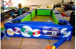China Customized Inflatable Snooker Sport Games Interactive Inflatable Sport Games supplier