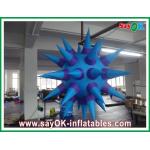 Hanging Inflatable Lighting Decoration , Purple 2m Inflatable Led Star