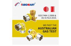 China Natural Brass Customized PEX Press Fittings For PEX AL PEX Pipes supplier