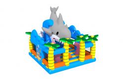 China Shark Design Inflatable Fun City Combo Seaworld Jumping Castle supplier
