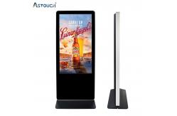 China OEM Lcd Signage Display 65 Inch Digital Photo Kiosk Capacitive Touch supplier