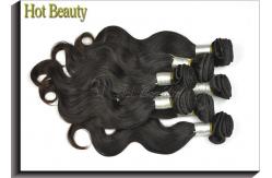 China 5A Virgin Peruvian Hair Extensions , 14 Inch 32 Inch Deep Wave Hair supplier