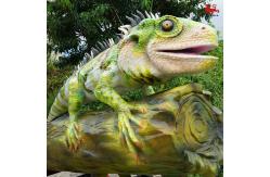 China Outdoor Realistic Chameleon Model 2m Waterproof Sound Customized supplier