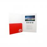 Custom LCD screen Invitation video player greeting card video folder for sale