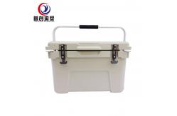 China Portable 25L Roto Molded Cooler Box / Fishing Rotational Molded Cooler supplier